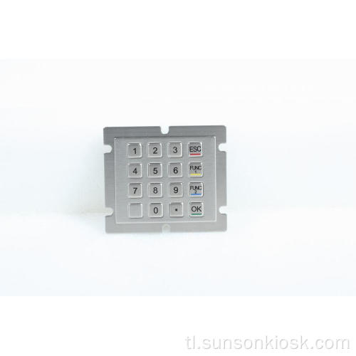 Customized Metal Button Vandal Proof Keypad